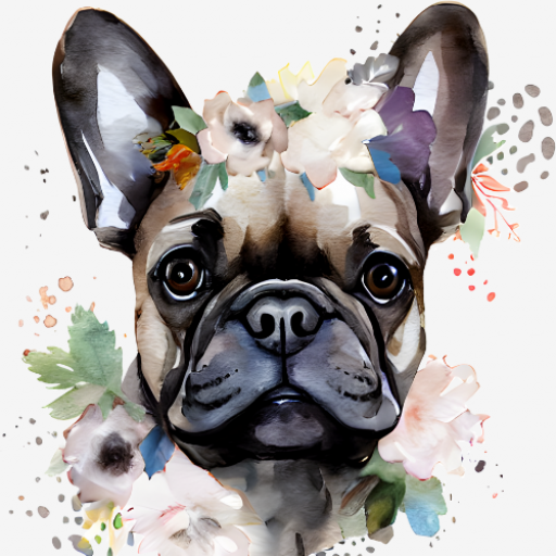 Französische Bulldogge - Logo